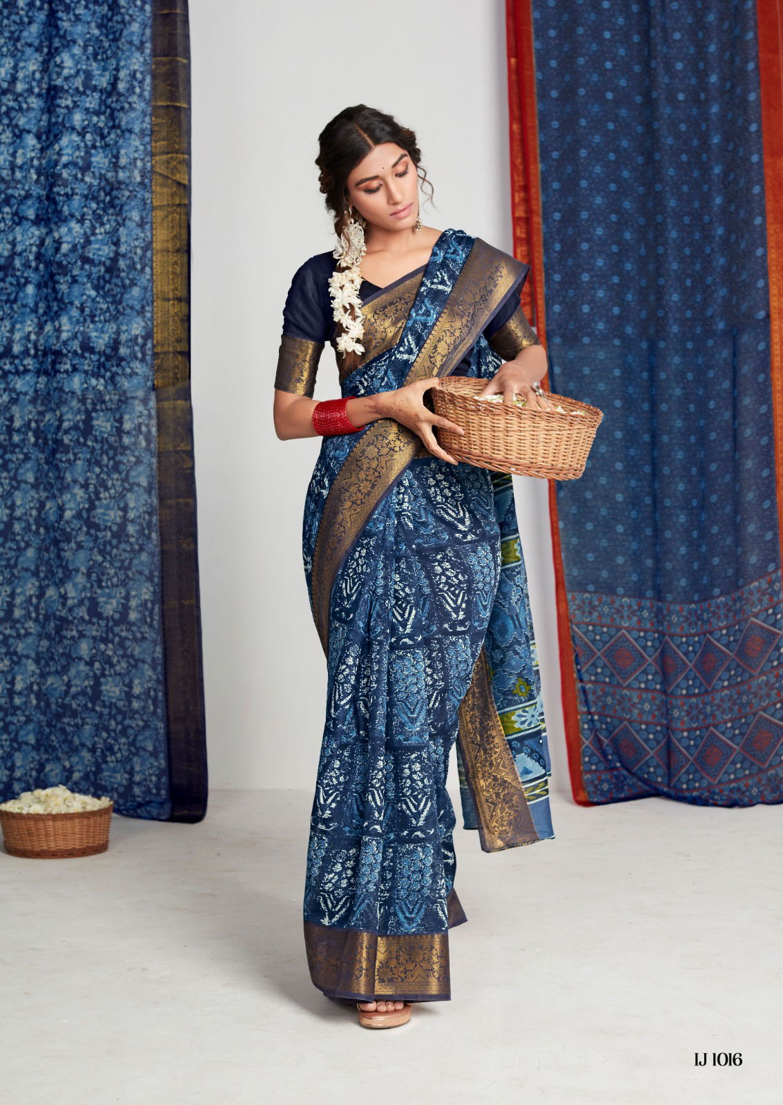 Indigo By Sr 1011 To 1020 Daily Wear Sarees Catalog
